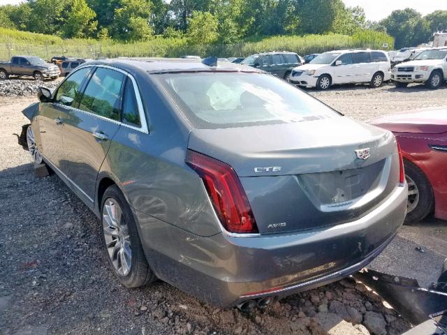 1G6KB5RS9HU163645 - 2017 CADILLAC CT6 GRAY photo 3