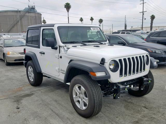 1C4GJXAG9JW145732 - 2018 JEEP WRANGLER S WHITE photo 1