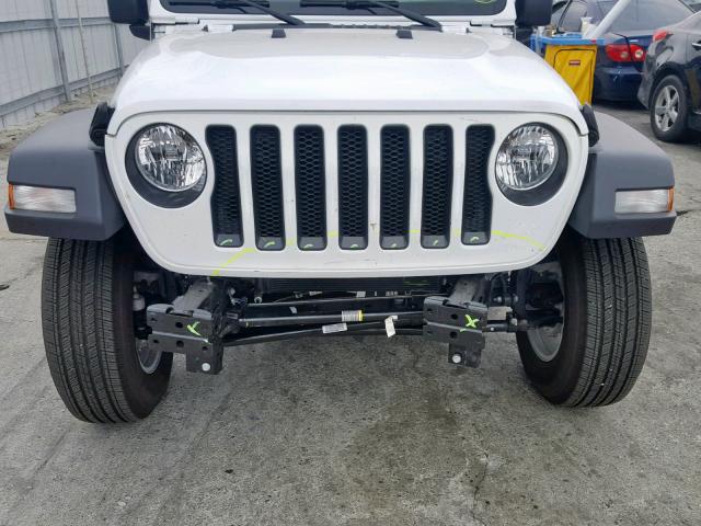 1C4GJXAG9JW145732 - 2018 JEEP WRANGLER S WHITE photo 9