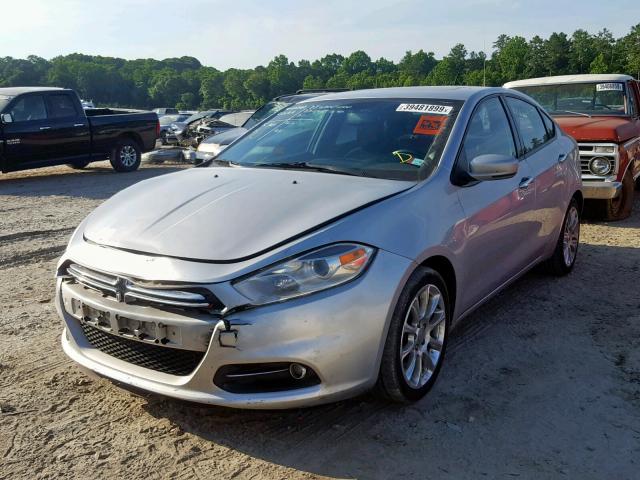 1C3CDFCA8DD299586 - 2013 DODGE DART LIMIT SILVER photo 2