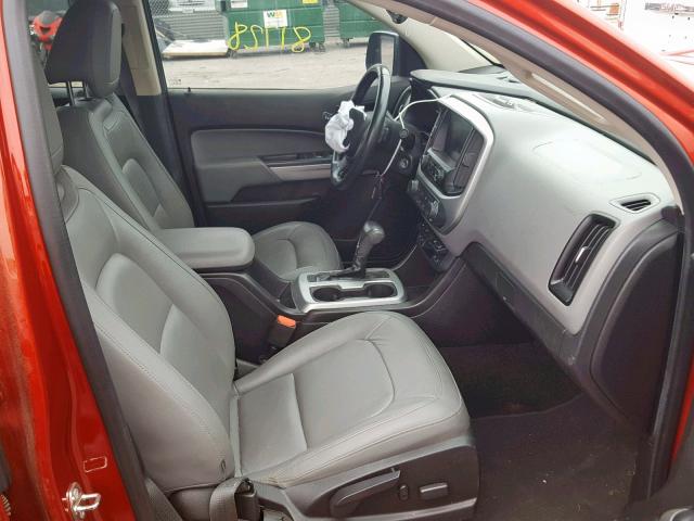 1GCGTCE35G1171938 - 2016 CHEVROLET COLORADO L RED photo 5