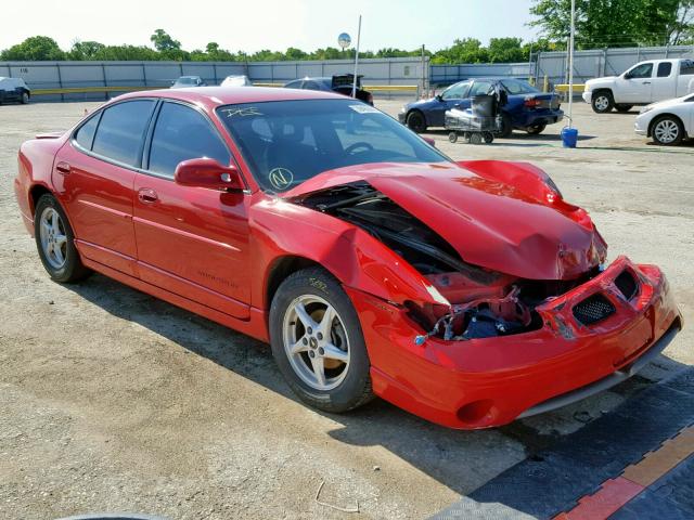 1G2WP52K1XF341324 - 1999 PONTIAC GRAND PRIX RED photo 1