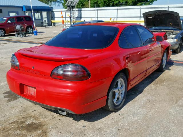 1G2WP52K1XF341324 - 1999 PONTIAC GRAND PRIX RED photo 4