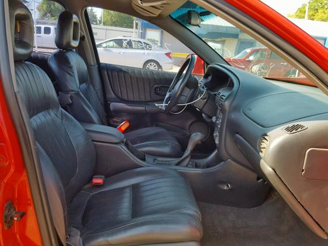 1G2WP52K1XF341324 - 1999 PONTIAC GRAND PRIX RED photo 5