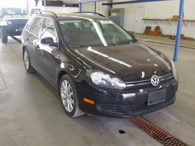 3VWPL7AJ6CM711819 - 2012 VOLKSWAGEN JETTA TDI BLACK photo 1