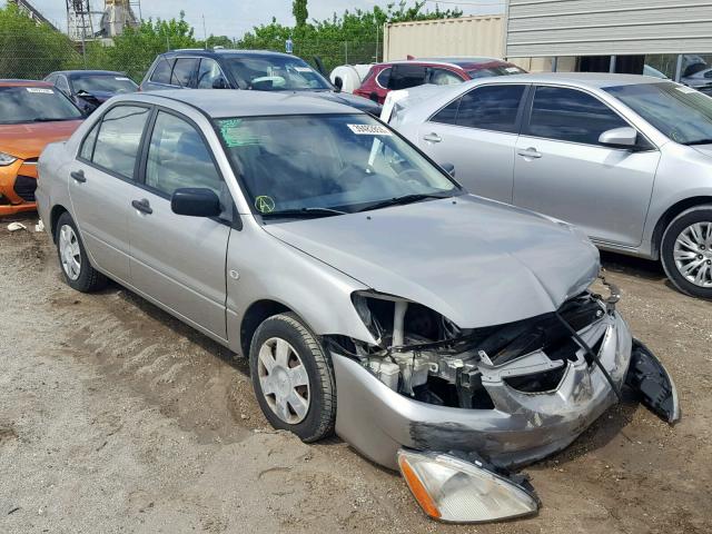 JA3AJ26E35U020841 - 2005 MITSUBISHI LANCER ES SILVER photo 1