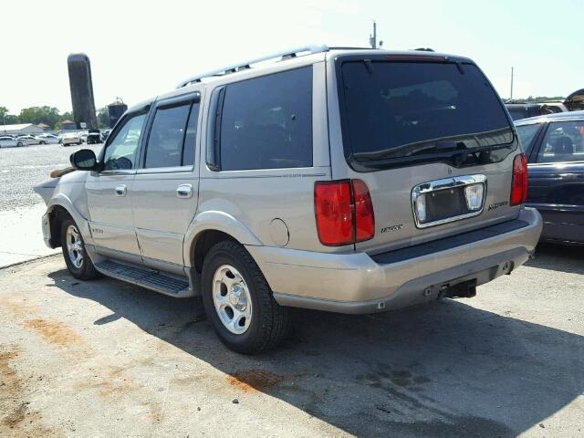 5LMEU27R91LJ09902 - 2001 LINCOLN NAVIGATOR 棕色 照片 3