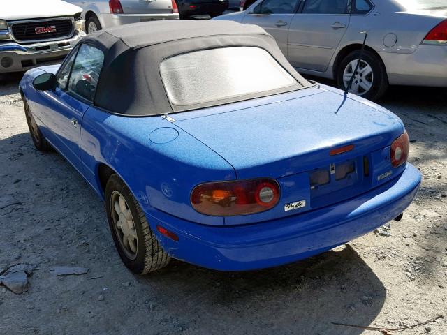 JM1NA3516L0115583 - 1990 MAZDA MX-5 MIATA BLUE photo 3