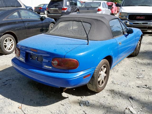 JM1NA3516L0115583 - 1990 MAZDA MX-5 MIATA BLUE photo 4