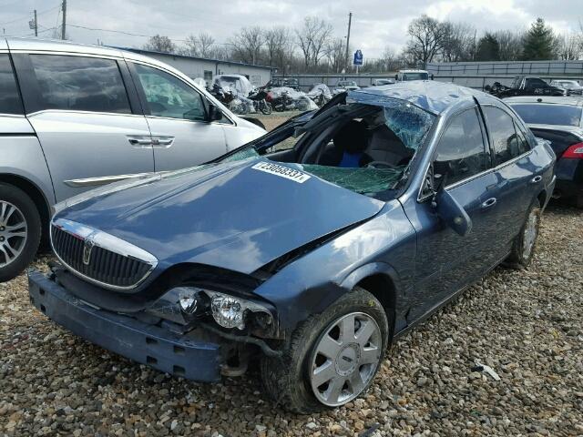 1LNHM86S45Y616688 - 2005 LINCOLN LS BLUE photo 2