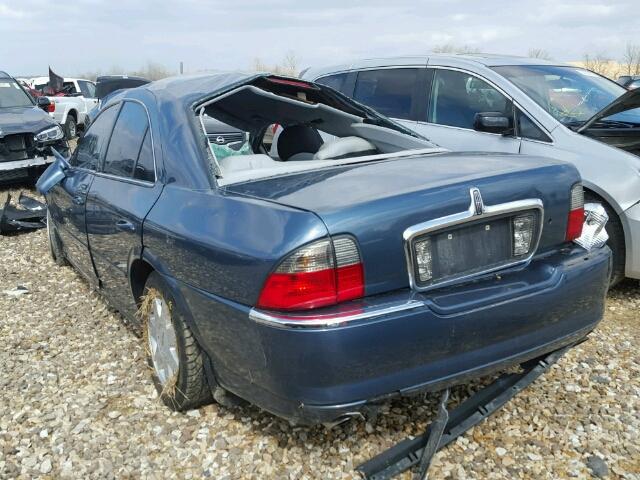 1LNHM86S45Y616688 - 2005 LINCOLN LS BLUE photo 3