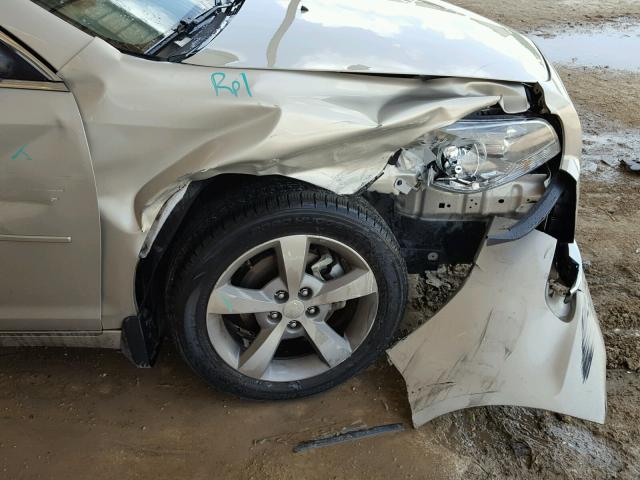 1G1ZC5E00CF243578 - 2012 CHEVROLET MALIBU 1LT SILVER photo 9