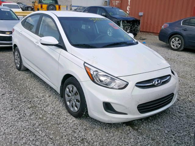 KMHCT4AE1GU044125 - 2016 HYUNDAI ACCENT SE WHITE photo 1