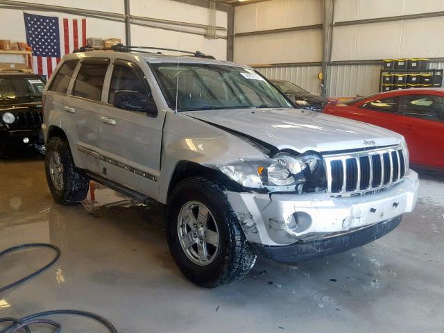 1J4HS58N76C117263 - 2006 JEEP GRAND CHER SILVER photo 1