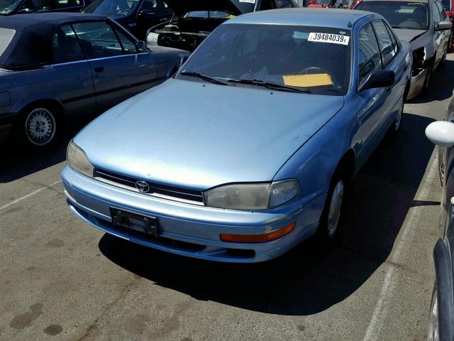 JT2SK11E7P0106242 - 1993 TOYOTA CAMRY DX BLUE photo 2