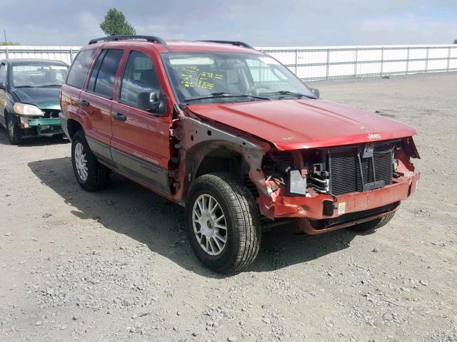 1J4GW48S73C512376 - 2003 JEEP GRAND CHER RED photo 1