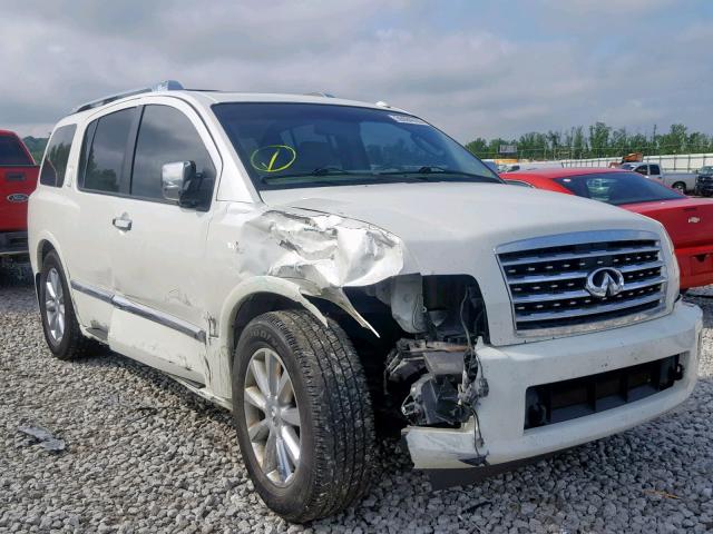 5N3AA08D38N910798 - 2008 INFINITI QX56 WHITE photo 1