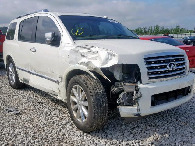 5N3AA08D38N910798 - 2008 INFINITI QX56 WHITE photo 9