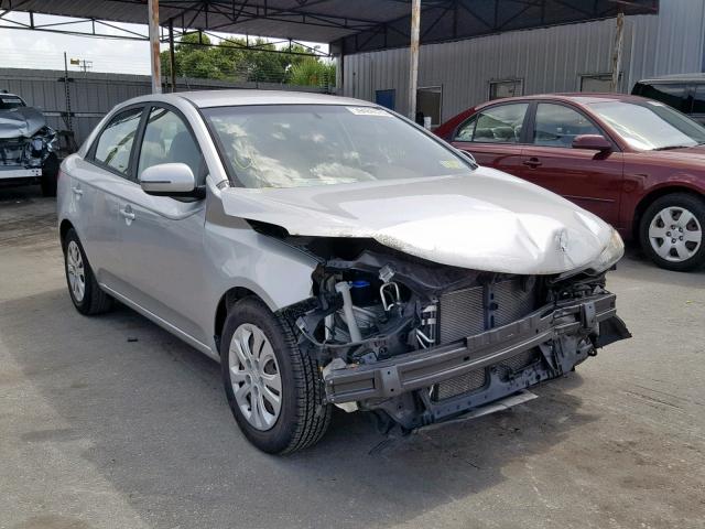 KNAFU4A2XC5560019 - 2012 KIA FORTE EX SILVER photo 1