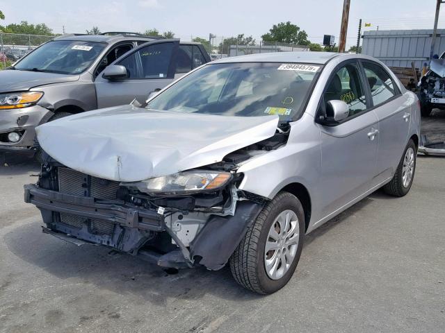 KNAFU4A2XC5560019 - 2012 KIA FORTE EX SILVER photo 2