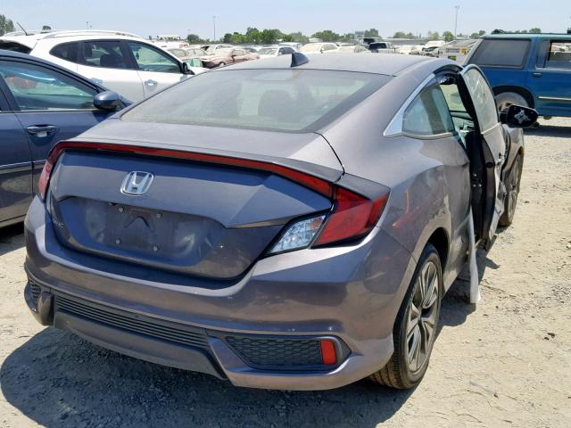 2HGFC3B71HH356141 - 2017 HONDA CIVIC EXL 灰色 照片 4