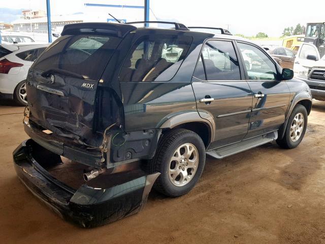 2HNYD18801H512985 - 2001 ACURA MDX TOURIN GREEN photo 4