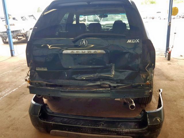 2HNYD18801H512985 - 2001 ACURA MDX TOURIN GREEN photo 9