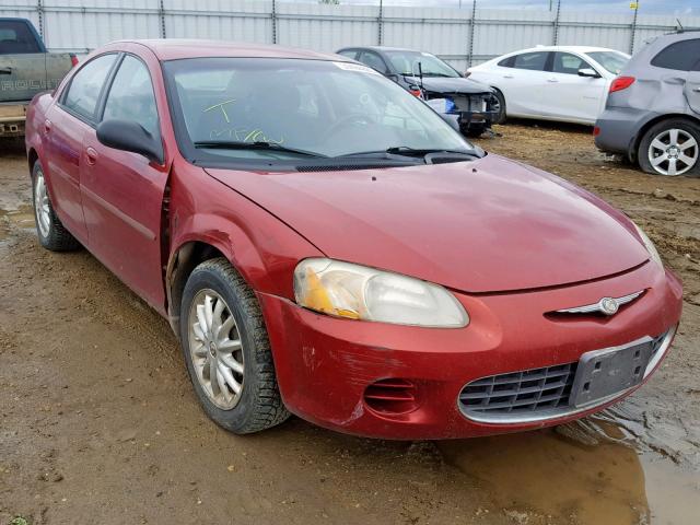 1C3EL46R92N136471 - 2002 CHRYSLER SEBRING LX RED photo 1