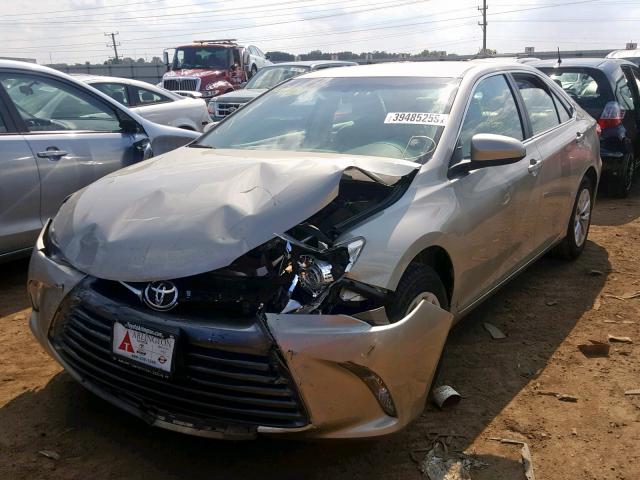 4T1BF1FK1HU306761 - 2017 TOYOTA CAMRY LE GOLD photo 2