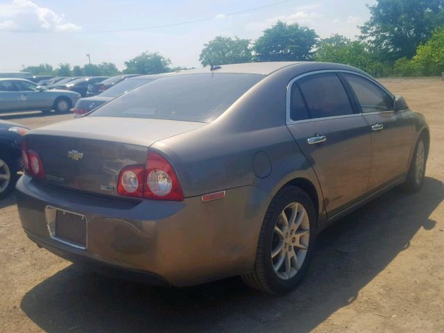 1G1ZE5E0XAF311697 - 2010 CHEVROLET MALIBU LTZ ნაცრისფერი ფოტო 4