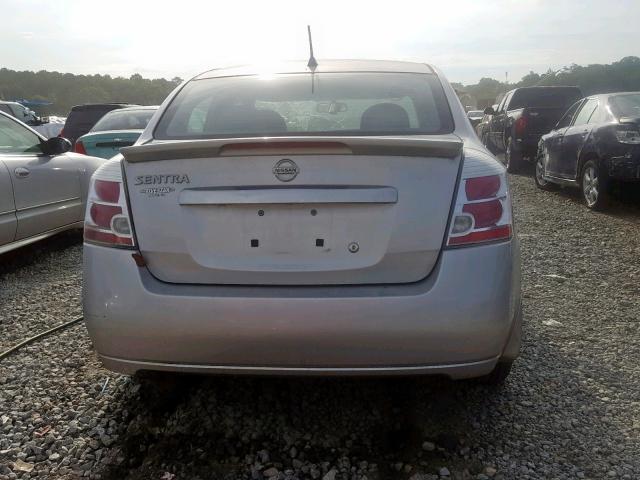 3N1AB6AP1CL660880 - 2012 NISSAN SENTRA 2.0 SILVER photo 9