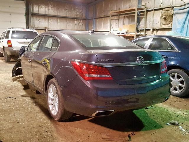 1G4GB5G37FF304014 - 2015 BUICK LACROSSE PURPLE photo 3