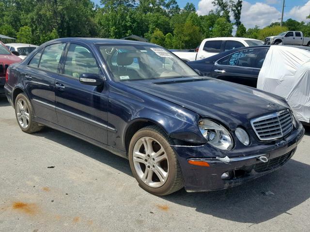 WDBUF56J56A944309 - 2006 MERCEDES-BENZ E 350 BLUE photo 1