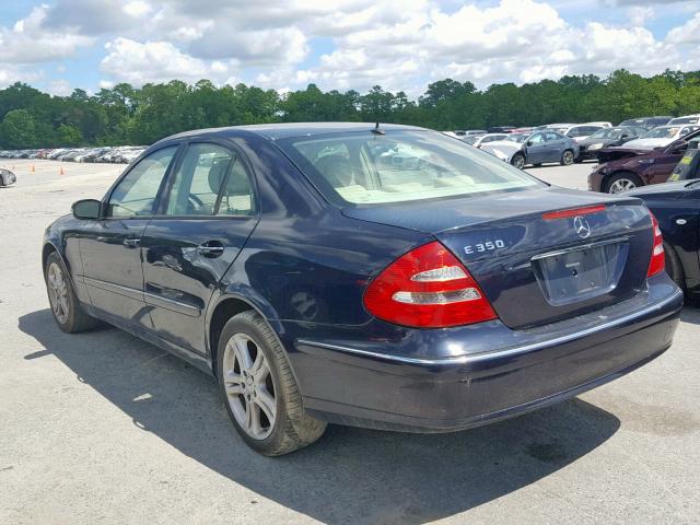 WDBUF56J56A944309 - 2006 MERCEDES-BENZ E 350 BLUE photo 3