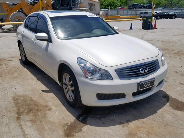 JNKCV61F49M361336 - 2009 INFINITI G37 WHITE photo 1