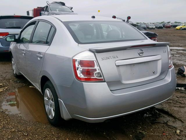 3N1AB6AP3CL785380 - 2012 NISSAN SENTRA 2.0 SILVER photo 3