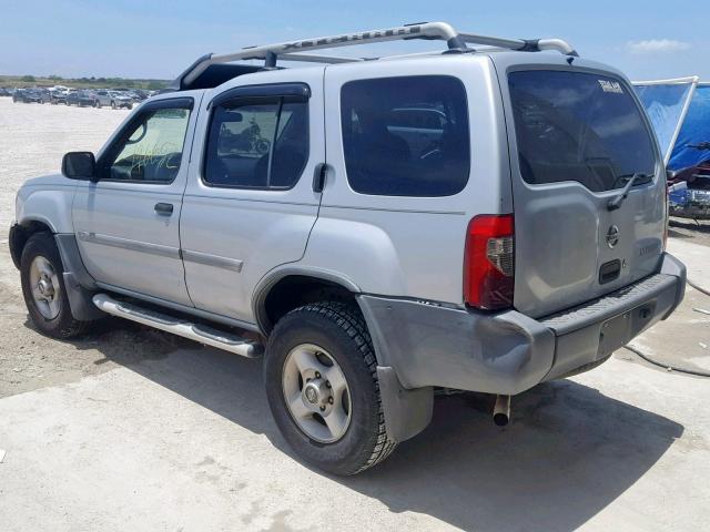 5N1ED28T52C548965 - 2002 NISSAN XTERRA XE SILVER photo 3