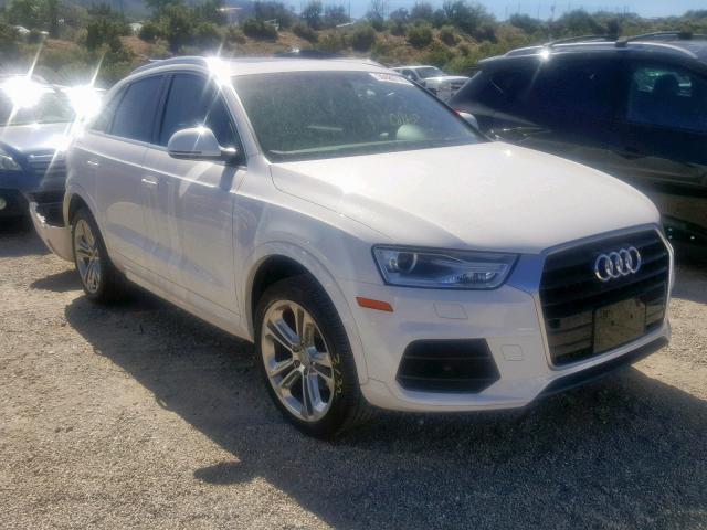 WA1HCCFS3HR010740 - 2017 AUDI Q3 PREMIUM WHITE photo 1