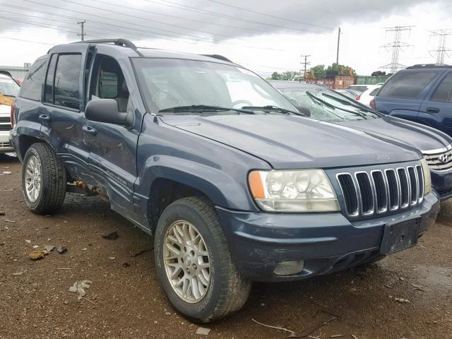 1J4GW58N13C568880 - 2003 JEEP GRAND CHER BLUE photo 1