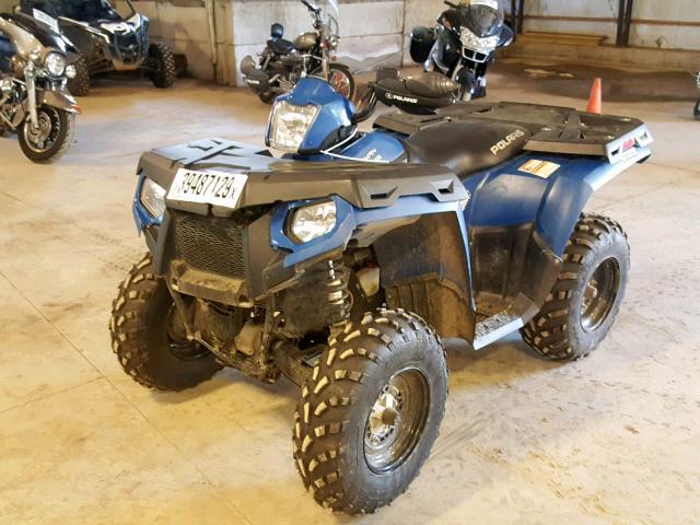 4XAMH46AXEA106451 - 2014 POLARIS SPORTSMAN BLUE photo 2