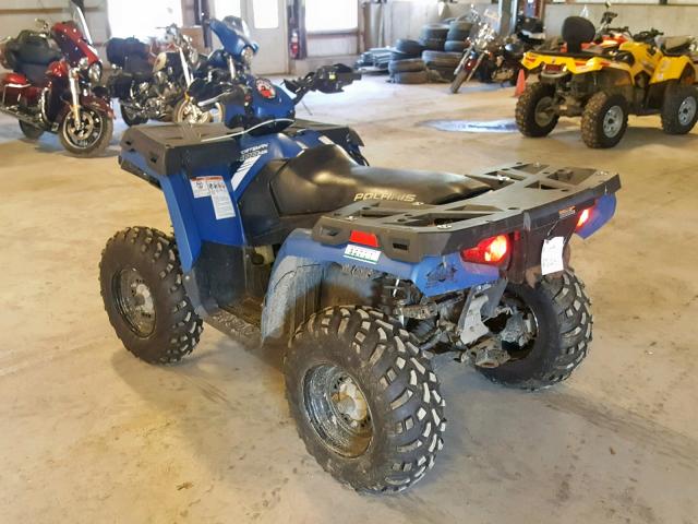 4XAMH46AXEA106451 - 2014 POLARIS SPORTSMAN BLUE photo 3