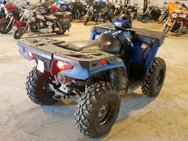 4XAMH46AXEA106451 - 2014 POLARIS SPORTSMAN BLUE photo 4