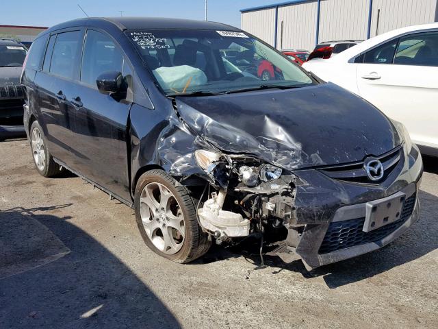 JM1CR2WL6A0372749 - 2010 MAZDA 5 BLACK photo 1