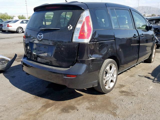 JM1CR2WL6A0372749 - 2010 MAZDA 5 BLACK photo 4