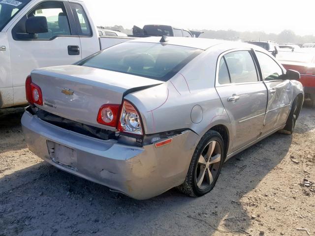 1G1ZC5E04CF341299 - 2012 CHEVROLET MALIBU 1LT ვერცხლისფერი ფოტო 4
