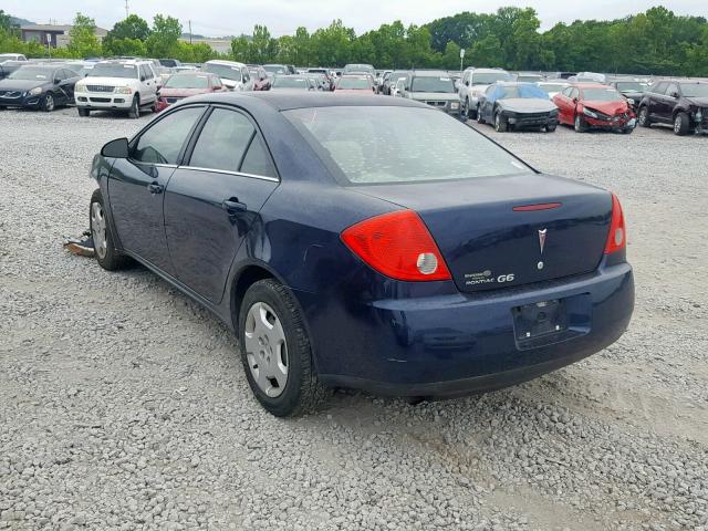 1G2ZF57B484145321 - 2008 PONTIAC G6 VALUE L BLUE photo 3