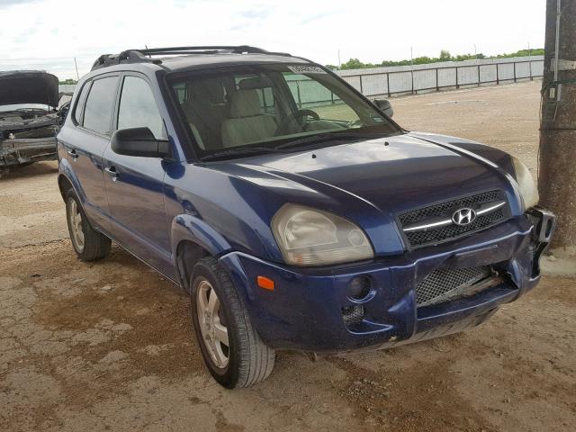 KM8JM12B65U233311 - 2005 HYUNDAI TUCSON GL BLUE photo 1