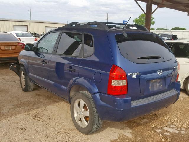 KM8JM12B65U233311 - 2005 HYUNDAI TUCSON GL BLUE photo 3