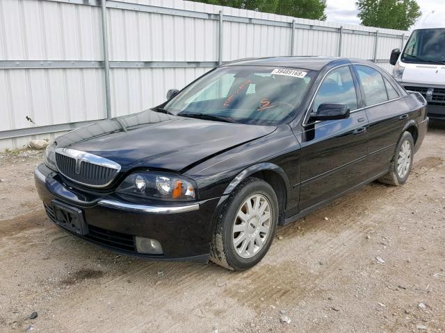 1LNHM86S23Y701297 - 2003 LINCOLN LS BLACK photo 2