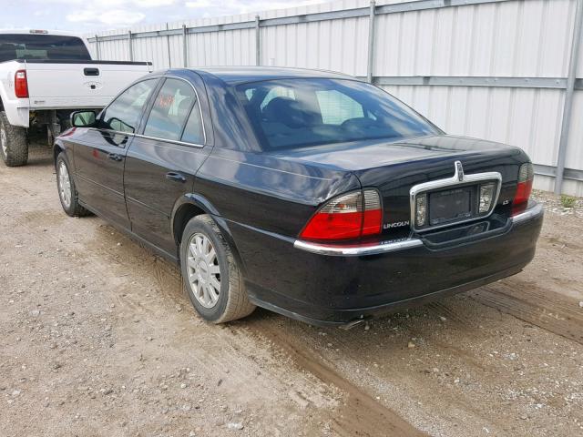 1LNHM86S23Y701297 - 2003 LINCOLN LS BLACK photo 3